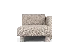 Ferm Living Dase Sofa Chaise Longue Right Soft Bouclé