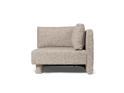 Ferm Living Dase Sofa Corner Soft Bouclé In Neutral