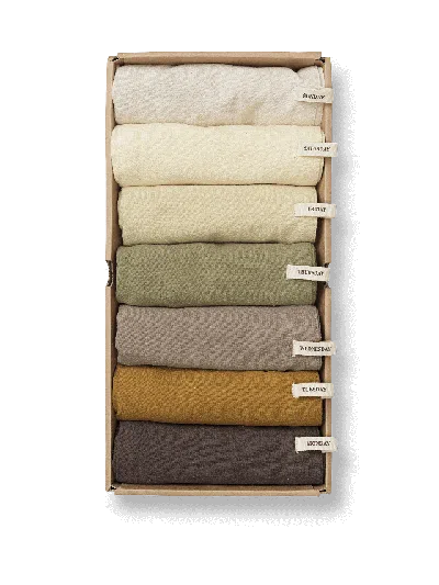 Ferm Living Day Tea Towel In Neutral