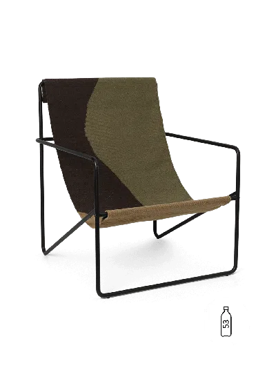 Ferm Living Desert Lounge Chair In Green