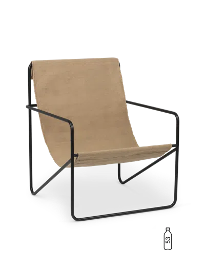 Ferm Living Desert Lounge Chair In Brown