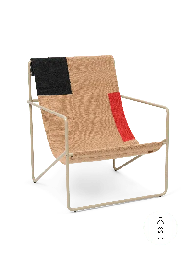 Ferm Living Desert Lounge Chair In Brown