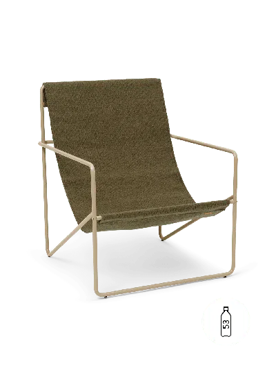 Ferm Living Desert Lounge Chair In Green