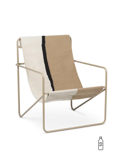 Ferm Living Desert Lounge Chair In Brown