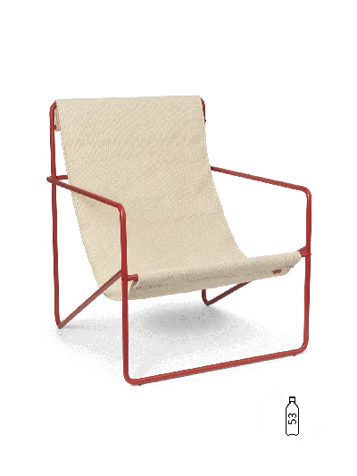 Ferm Living Desert Lounge Chair In Neutral
