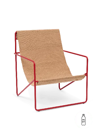 Ferm Living Desert Lounge Chair In Neutral