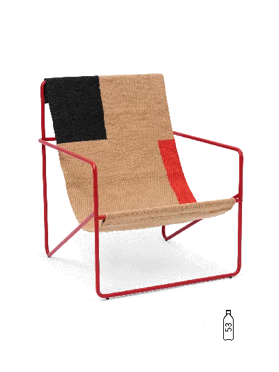 Ferm Living Desert Lounge Chair In Neutral