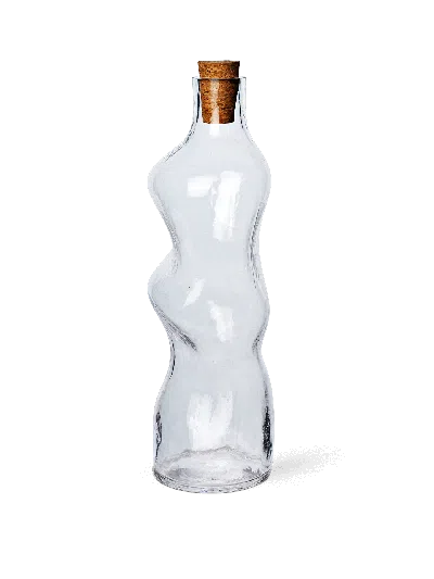 Ferm Living Dimple Bottle In Transparent