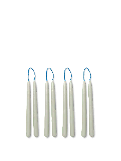 Ferm Living Dipped Candles In Gray