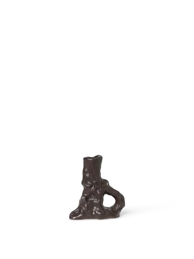 Ferm Living Dito Candle Holder In Black