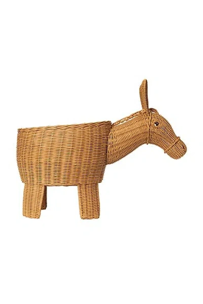 Ferm Living Donkey Braided Storage In Brown