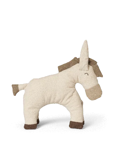 Ferm Living Donkey Soft Toy In Neutral
