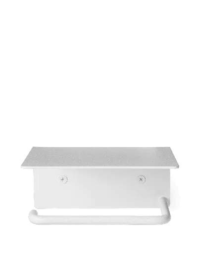 Ferm Living Dora Toilet Paper Holder In White