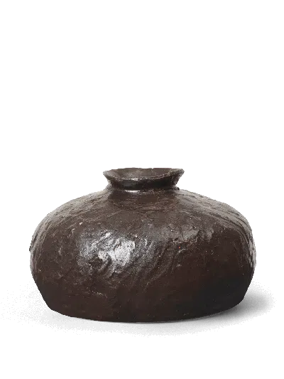 Ferm Living Doro Vase In Brown