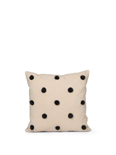 Ferm Living Dot Tufted Cushion In Neutral