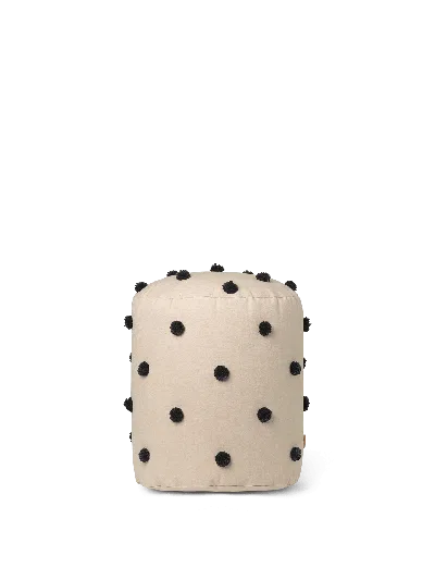 Ferm Living Dot Tufted Pouf In Neutral