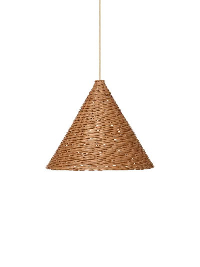 Ferm Living Dou Lampshade In Brown