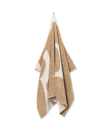 Ferm Living Ebb Beach Towel In Brown