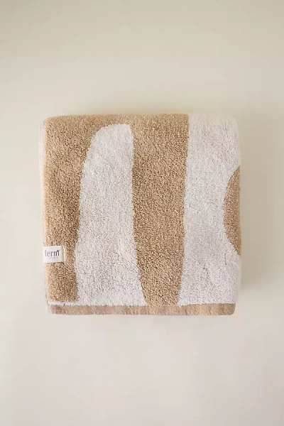 Ferm Living Ebb Hand Towel In Nude