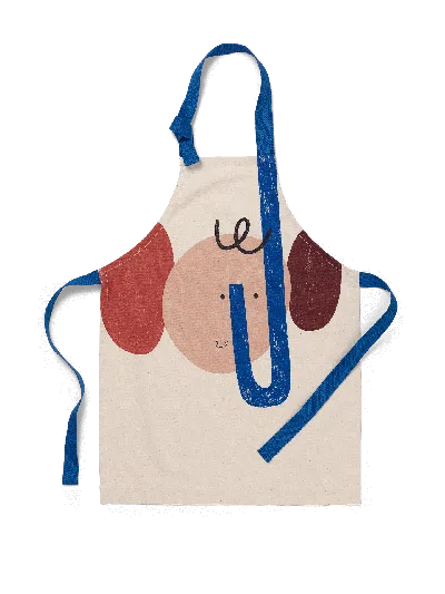 Ferm Living Elephant Apron In Multi