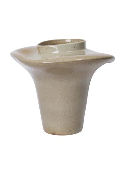 Ferm Living Evio Vase In Green