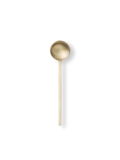 Ferm Living Fein Small Spoon In Brown