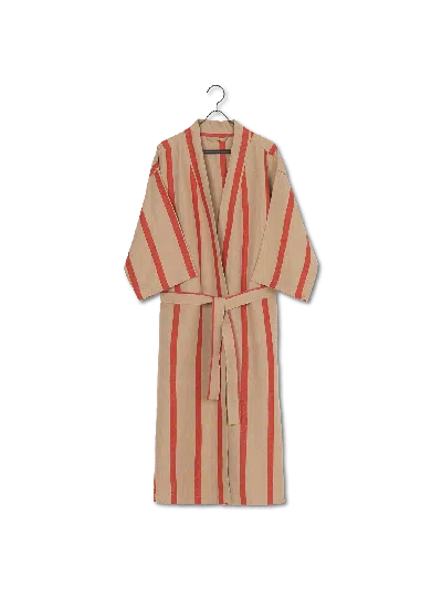 Ferm Living Field Robe In Red