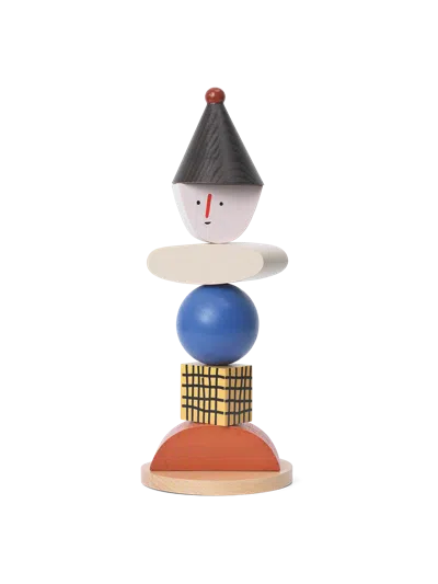 Ferm Living Figure Stacking Blocks In Multi