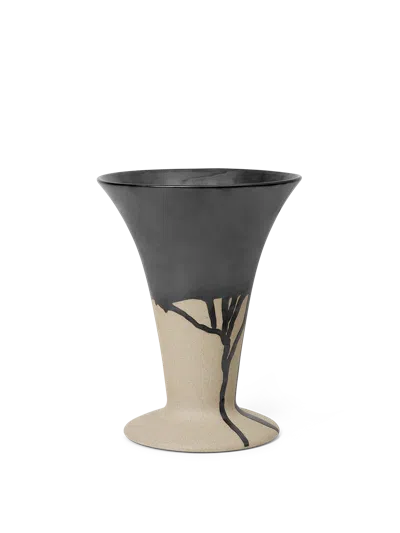 Ferm Living Flores Vase In Neutral