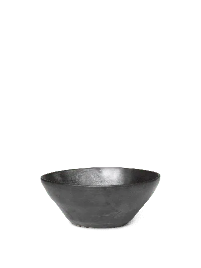 Ferm Living Flow Bowl In Black