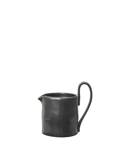 Ferm Living Flow Milk Jar In Black