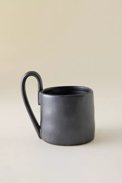 Ferm Living Flow Porcelain Mug 360ml In Black