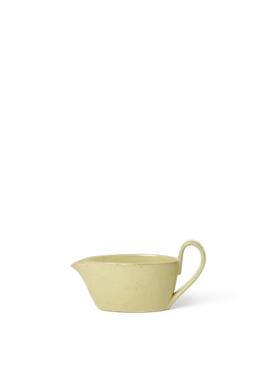 Ferm Living Flow Sauce Boat In Yellow