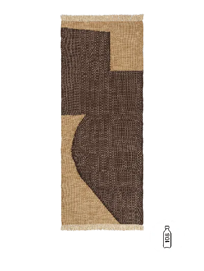 Ferm Living Forene Runner In Brown