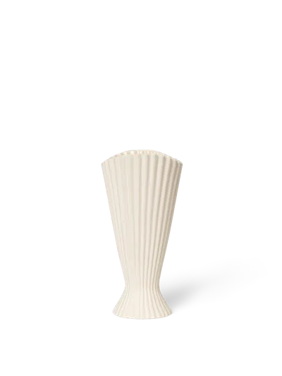 Ferm Living Fountain Vase In White
