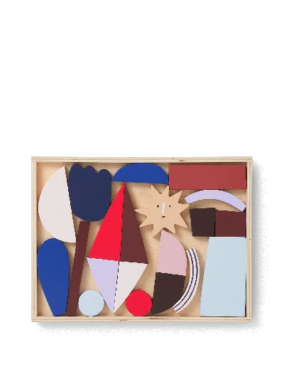 Ferm Living Frame Art Blocks In Multi