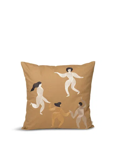 Ferm Living Free Cushion In Sugar Kelp