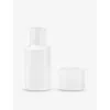 Ferm Living Frosted Ripple Geometric-contour Small Glass Carafe Set In Frosted
