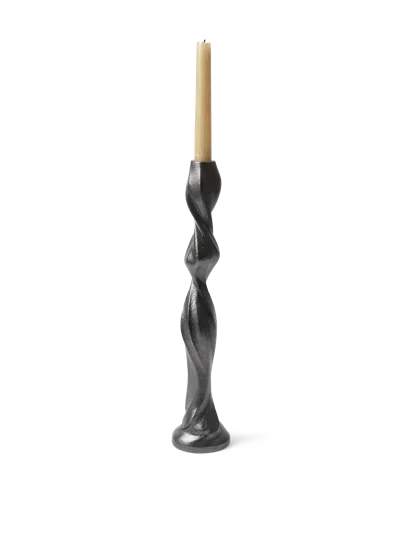 Ferm Living Gale Candle Holder In Black