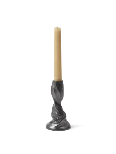 Ferm Living Gale Candle Holder In Black