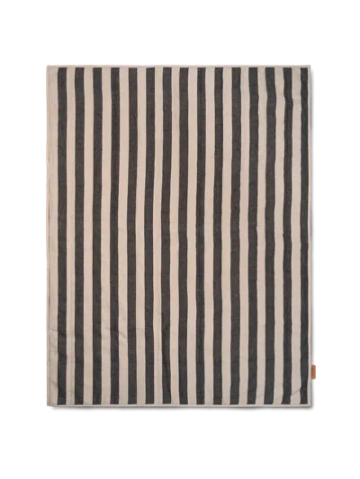 Ferm Living Grand Quilted Blanket In Multi