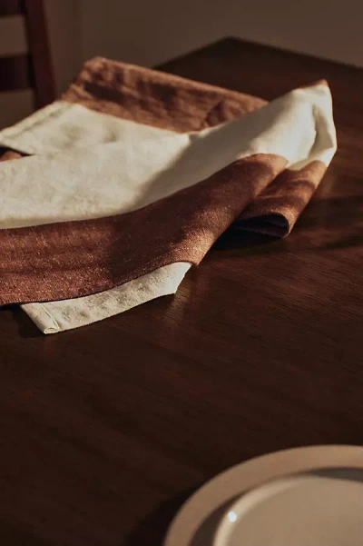 Ferm Living Hale Tea Towel In Brown