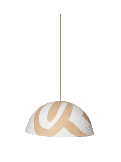 Ferm Living Half Dome Lampshade In Neutral