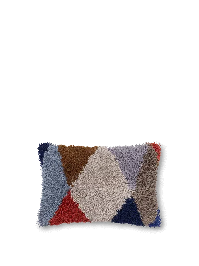 Ferm Living Harlequin Tufted Cushion In Multi