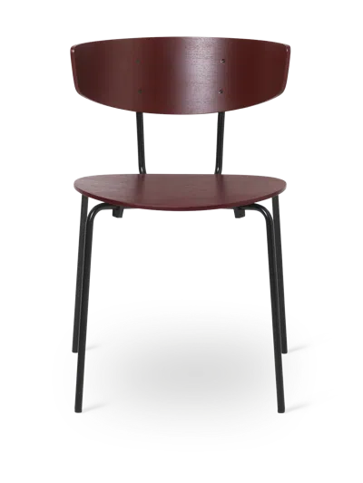 Ferm Living Herman Dining Chair In Burgundy