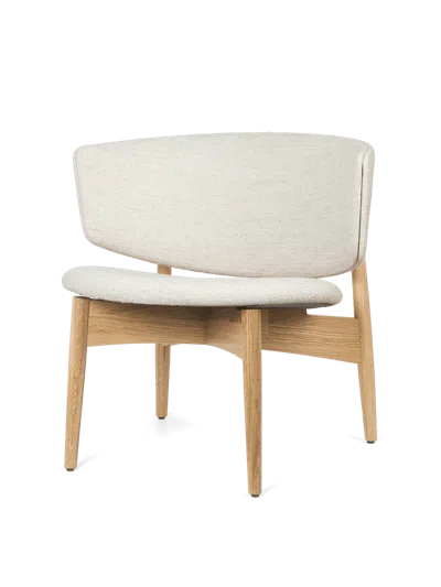 Ferm Living Herman Lounge Chair In White