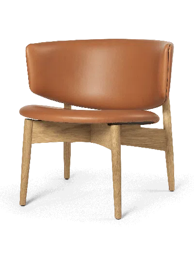 Ferm Living Herman Lounge Chair In Brown