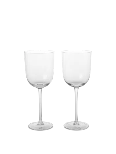 Ferm Living Host White Wine Glasses In Transparent