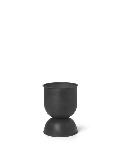 Ferm Living Hourglass Pot In Black