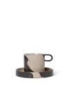 FERM LIVING INLAY CUP WITH SAUCER